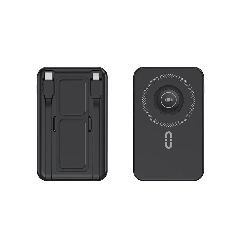 Tragbare Powerbank mit integrierter Standfunktion und Schnellladesystem Skanto