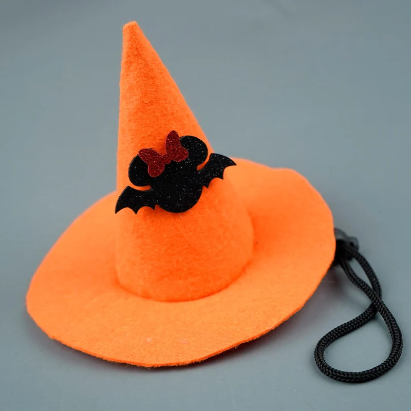 Halloween-Haube mit Fledermaus-Applikation