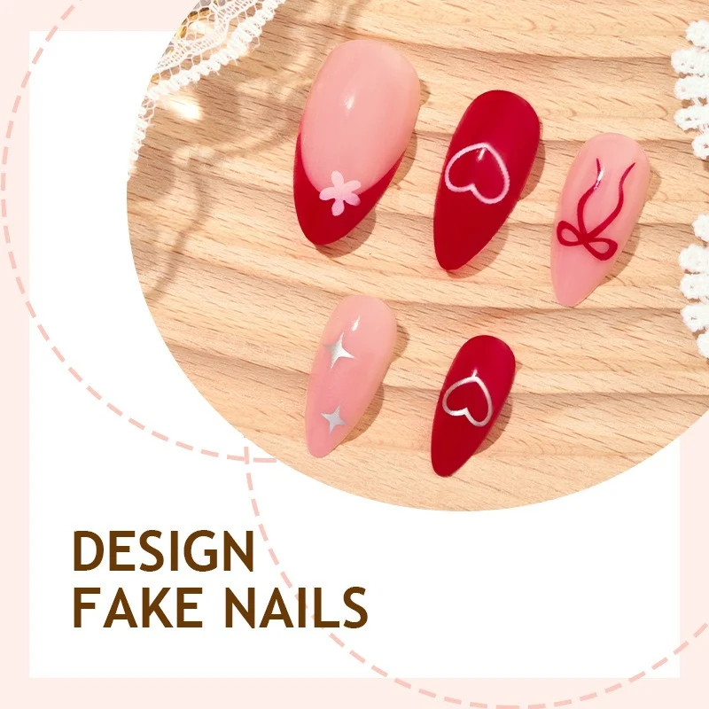 Kunstnagelset mit verspielten Akzenten Brehn
