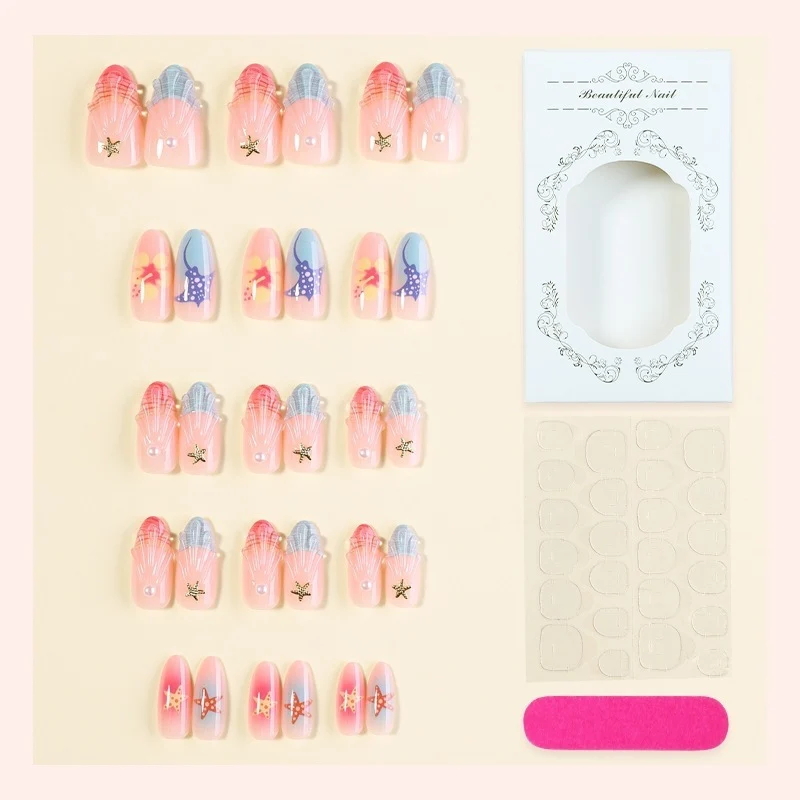 Kunstnagelset mit maritimen Motiven und hochwertigem Design Brehn