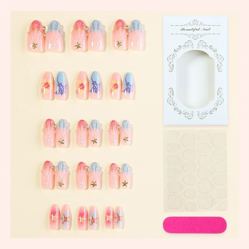 Kunstnagelset mit maritimen Motiven und hochwertigem Design Brehn