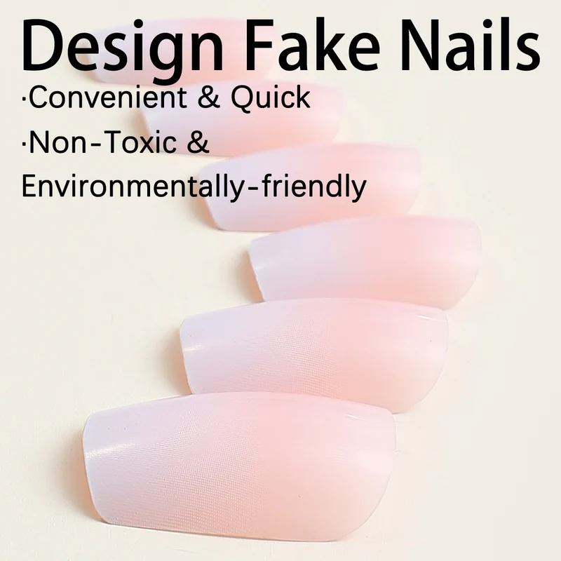 Kunstnagelset mit stylischen Ombre-Effekten und pflegeleichten Designs Brehn