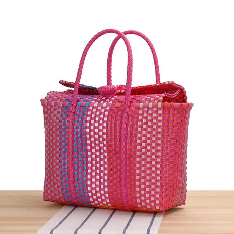 Strandtasche im modernen Flechtdesign Skanto
