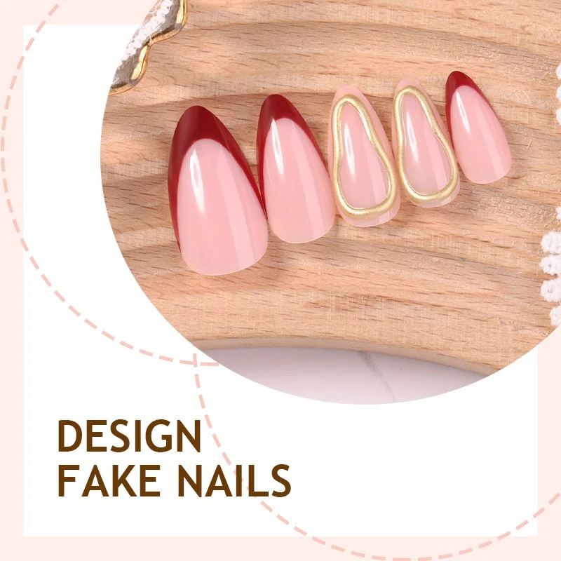 Kunstnagelset mit stilvollen Designs Brehn
