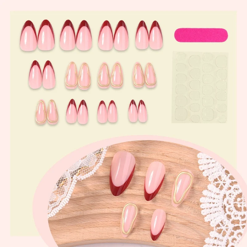 Kunstnagelset mit stilvollen Designs Brehn