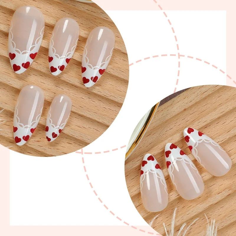 Kunstnagelset mit stilvollen Blumen- und Spitzenverzierungen Brehn