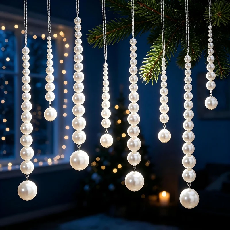 Elegante Perlenschmuck Deko
