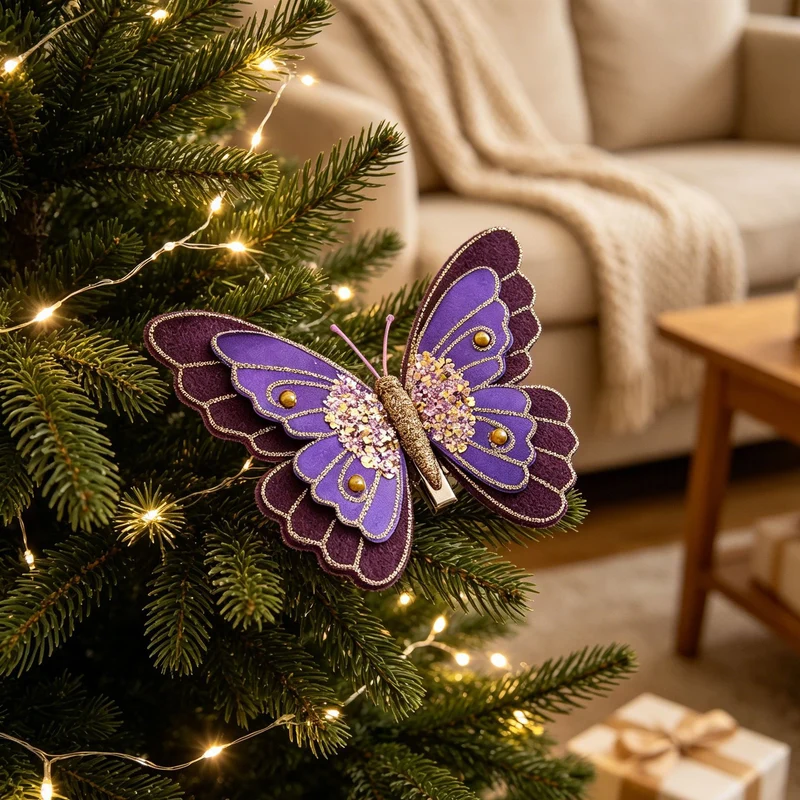 Dekorative Schmetterlingsanhänger für Weihnachtsbaum