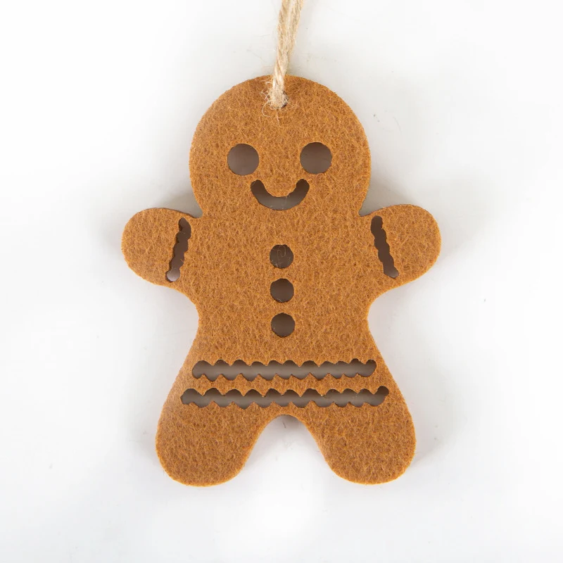 Dekorative Weihnachtsstern Anhänger aus Filz