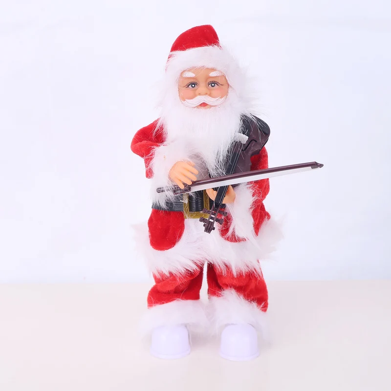 Dekorative Weihnachtsmannfigur mit Süßigkeit