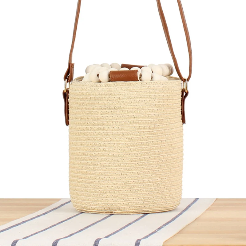 Handtasche aus gewebtem Naturmaterial Skanto