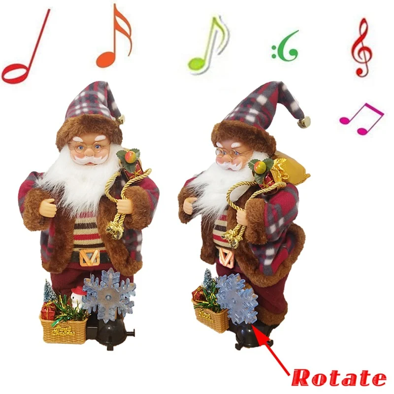 Bewegliche Weihnachtsmann Figur