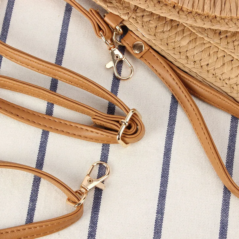 Handtasche mit kunstvollem Fransenbesatz Skanto