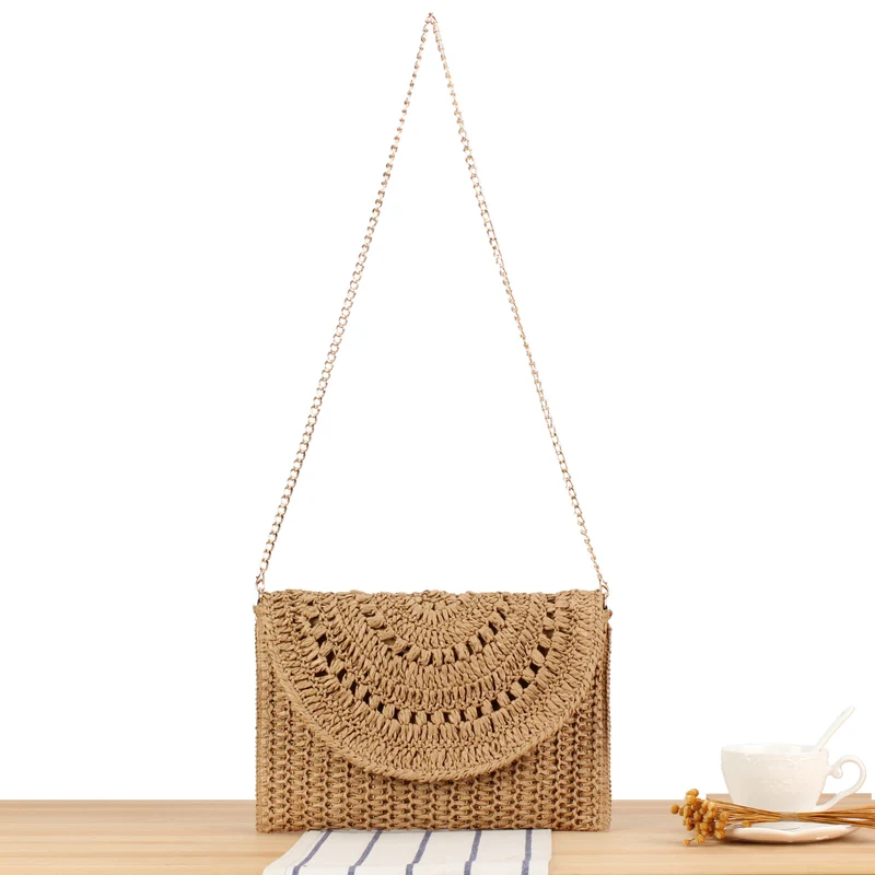 Handtasche mit kunstvollem Makramee-Design Skanto