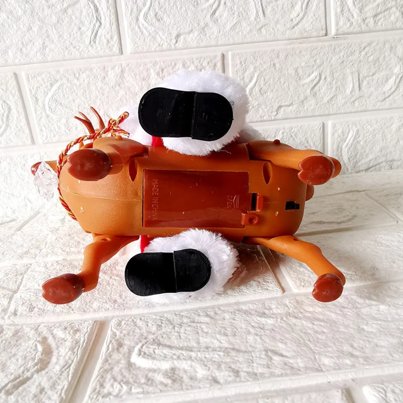 Dekorative Weihnachtsmann mit Rentier