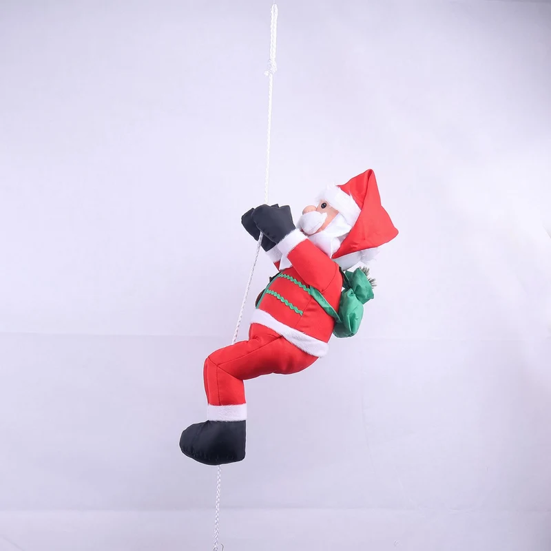 Dekorative Weihnachtsmann Figur mit Seil
