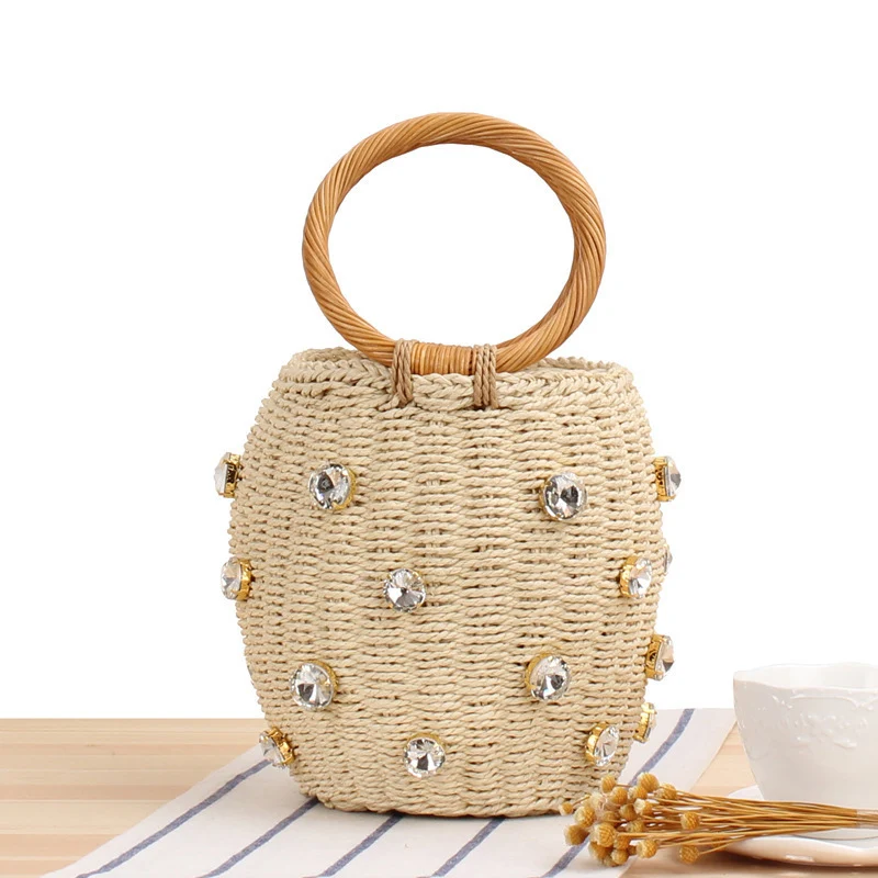 Handtasche mit Kristallakzenten Skanto