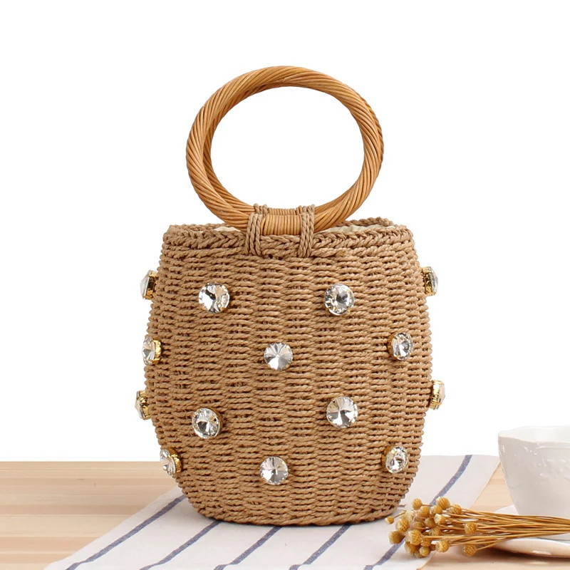 Handtasche mit Kristallakzenten Skanto