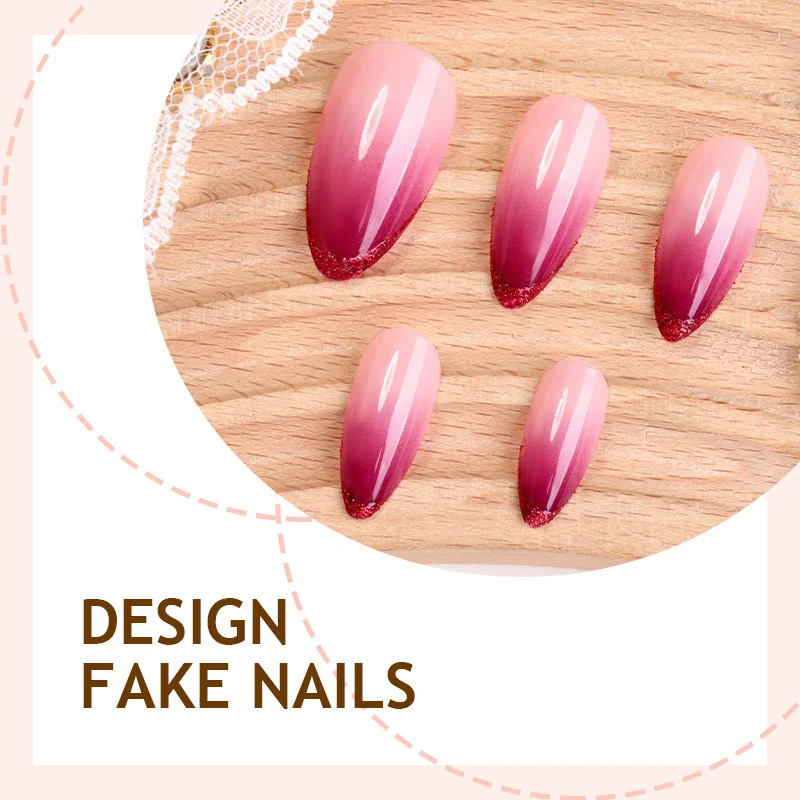 Kunstnagelset mit eleganten ombre Farbverläufen Brehn