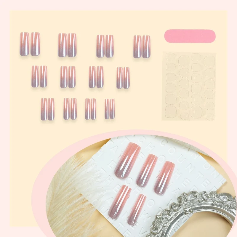 Kunstnagelset mit eleganten Ombre-Effekten Brehn