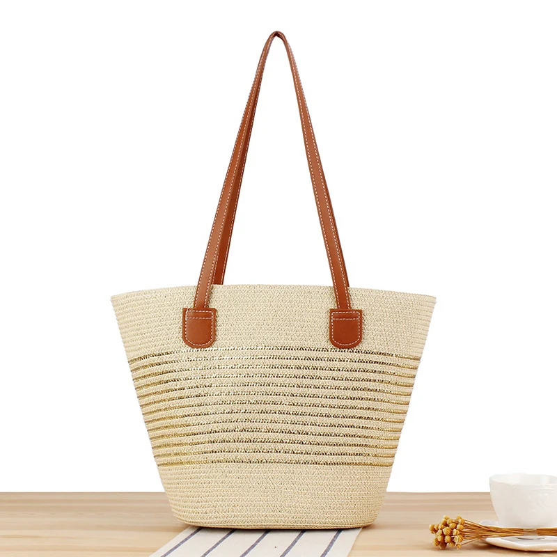 Strandtasche mit modernen Streifen Skanto