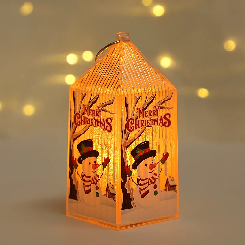 Weihnachtslaterne aus Kunststoff
