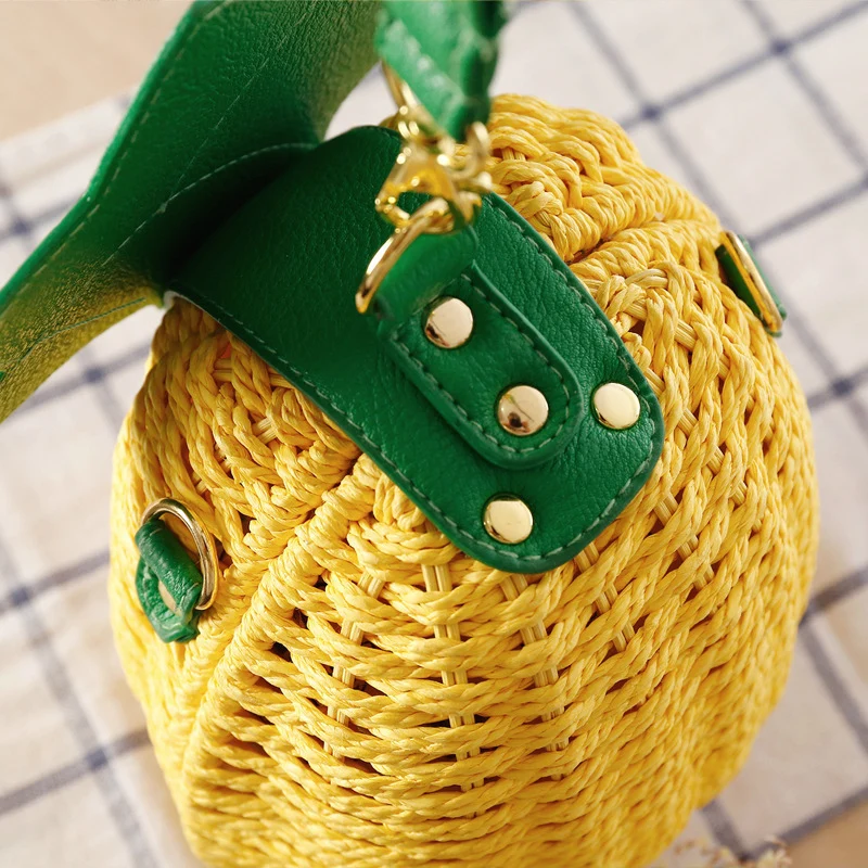 Kreative Korbtasche im Ananas-Design Skanto