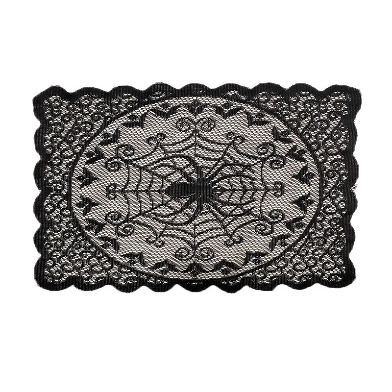 Dekorative Spinnennetz Tischdecke