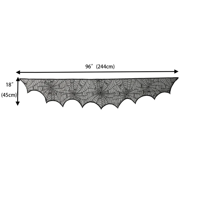 Dekorative Spinnennetz Tischdecke