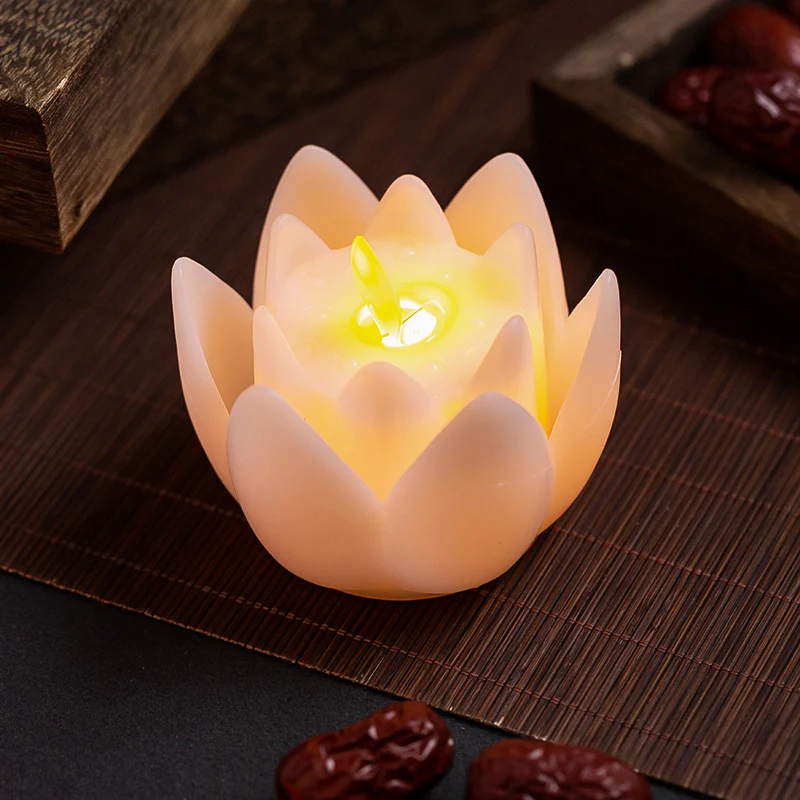 LED Lotuskerze