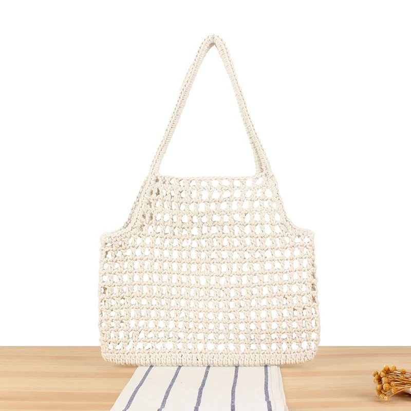 Moderne Makramee-Handtasche Skanto