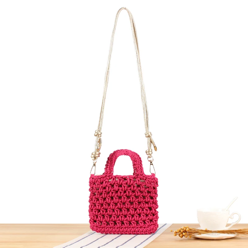 Handtasche im modernen Makramee-Design Skanto