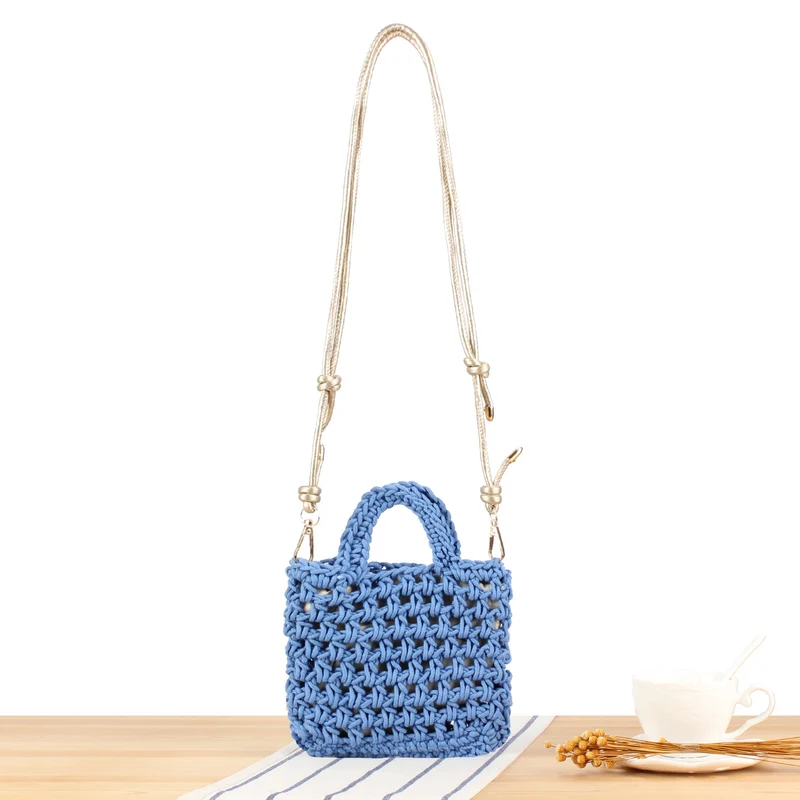 Handtasche im modernen Makramee-Design Skanto