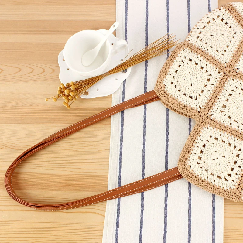 Handgemachte Makramee Shopper-Tasche Skanto