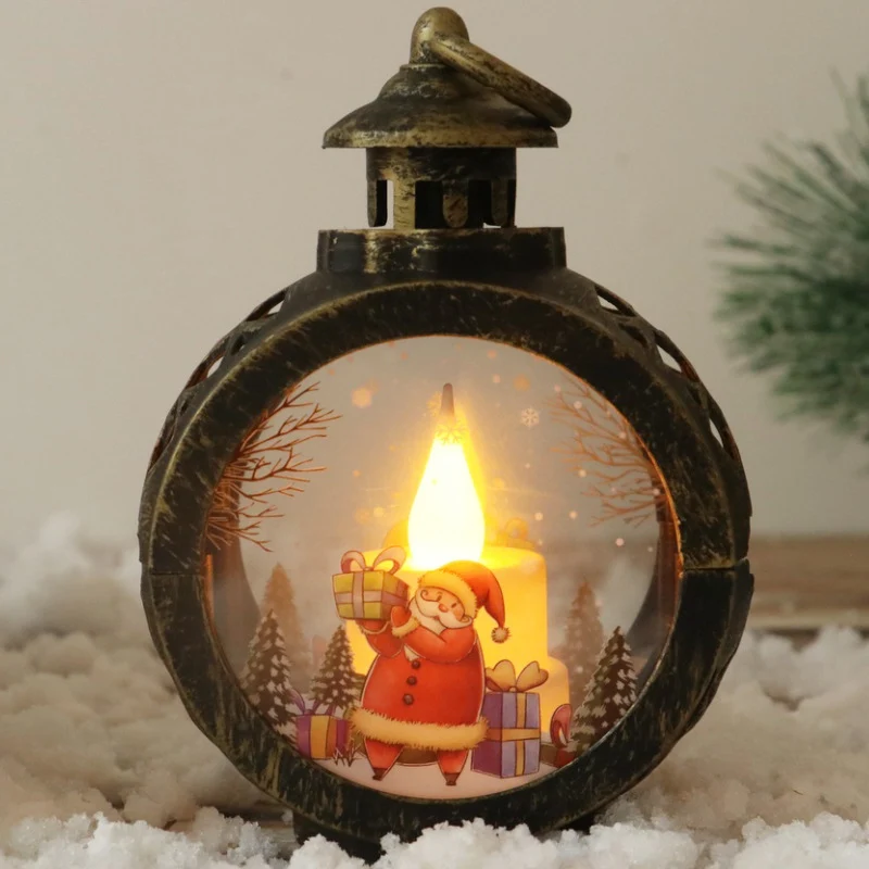 Weihnachtslaterne mit LED Beleuchtung