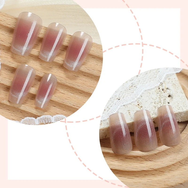 Kunstnagelset mit elegantem Ombre-Design Brehn