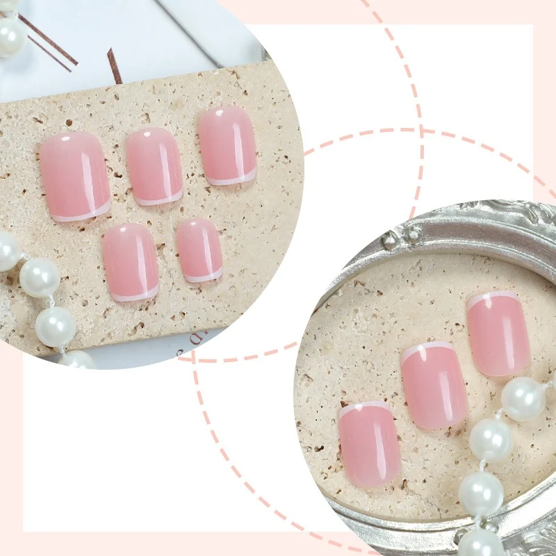 Kunstnagelset mit elegantem, natürlichem Look Brehn