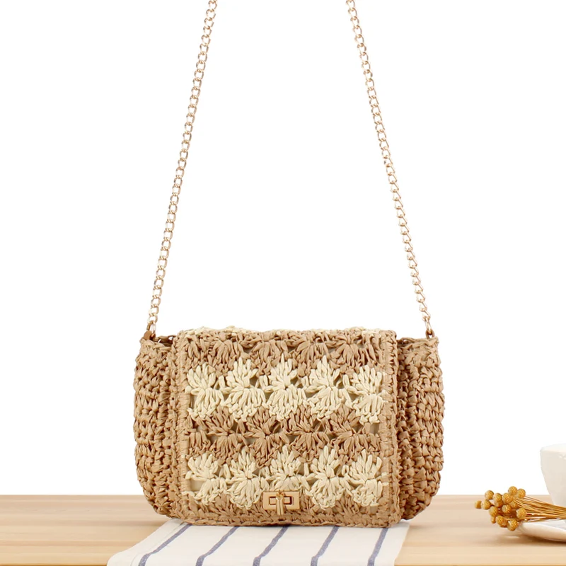 Handtasche im gewebten Blumendesign Skanto