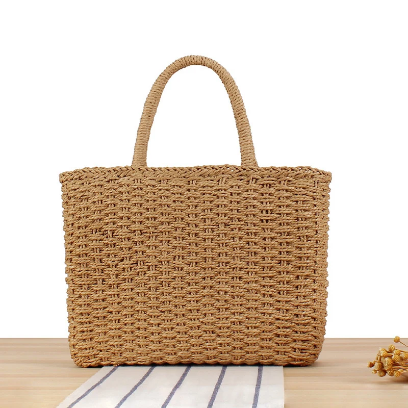 Handtasche aus strapazierfähigem Naturgeflecht Skanto