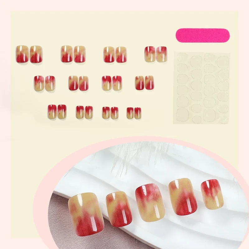 Kunstnagelset mit eleganten Farbverläufen und kreativen Akzenten Brehn