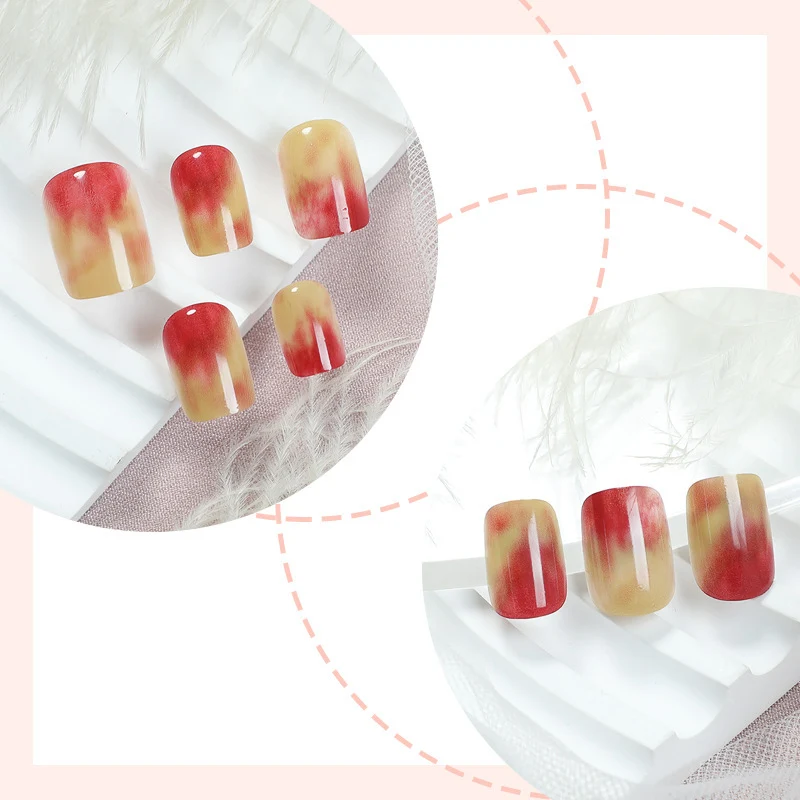 Kunstnagelset mit eleganten Farbverläufen und kreativen Akzenten Brehn