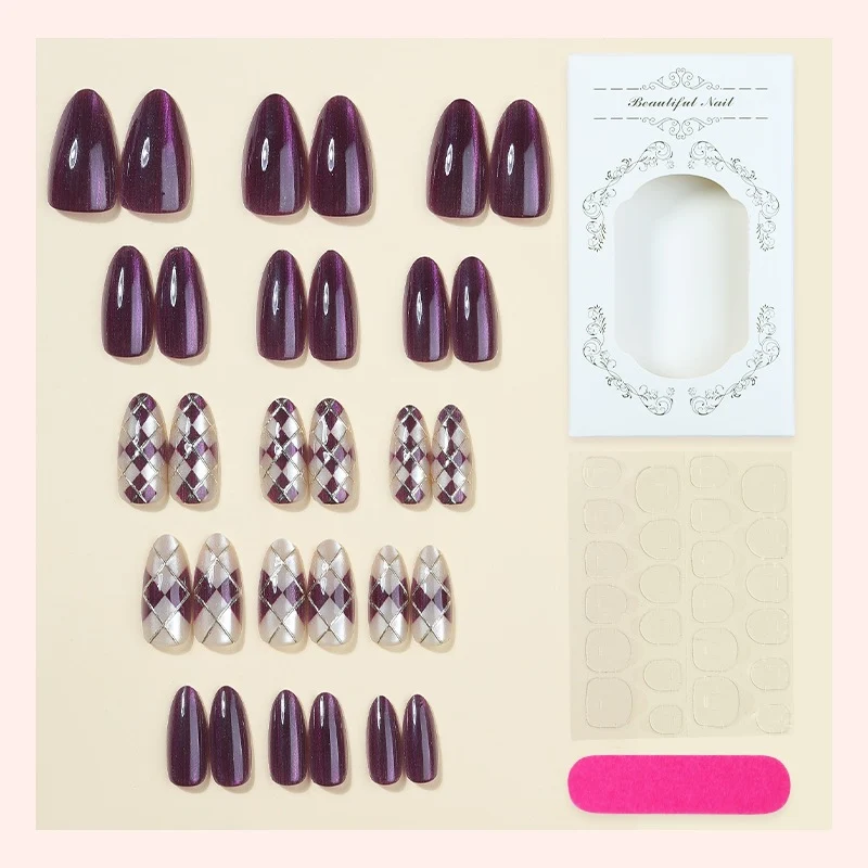 Kunstnagelset mit elegantem Design und hochwertigem Glanz Brehn
