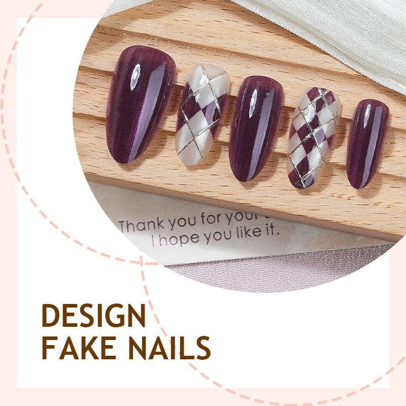 Kunstnagelset mit elegantem Design und hochwertigem Glanz Brehn