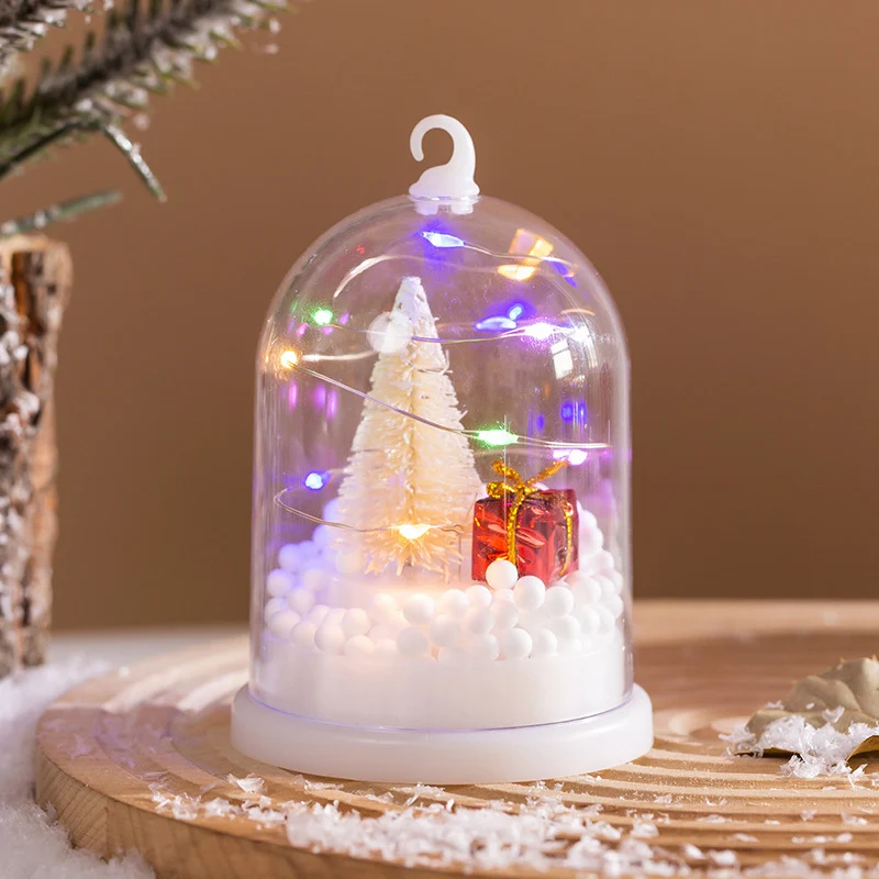Deko-Laterne mit Weihnachtsmotiv
