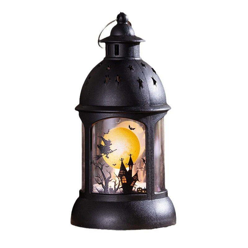 Dekorative Laterne mit Halloween-Motiv
