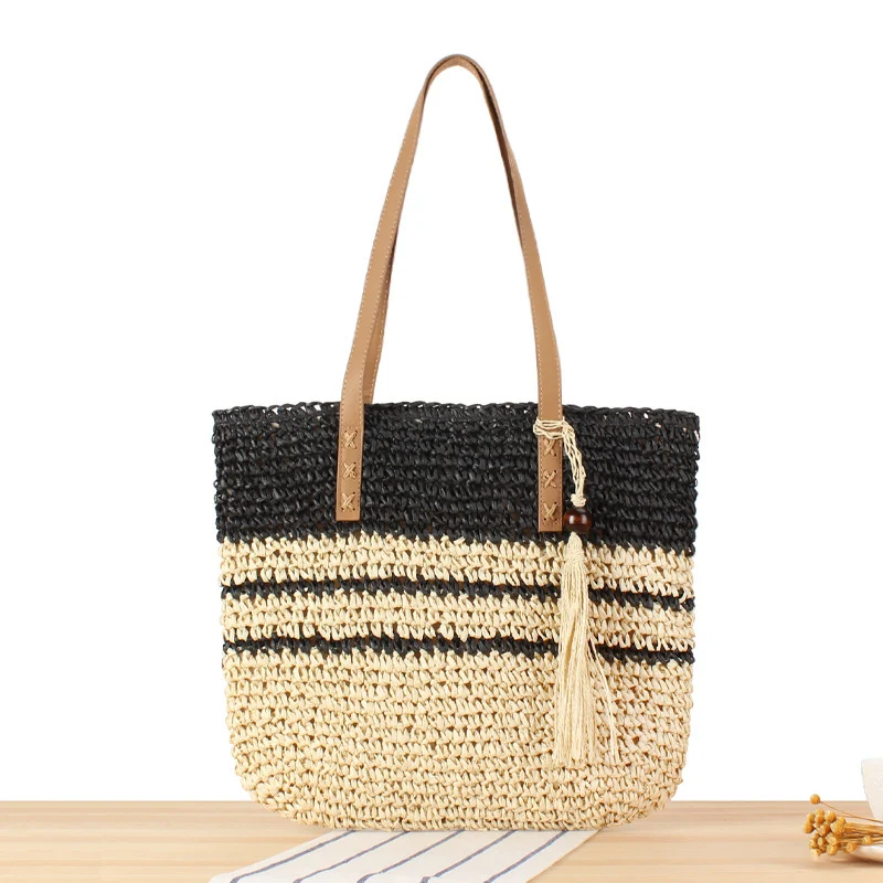 Große Strandtasche mit eleganten Details Skanto