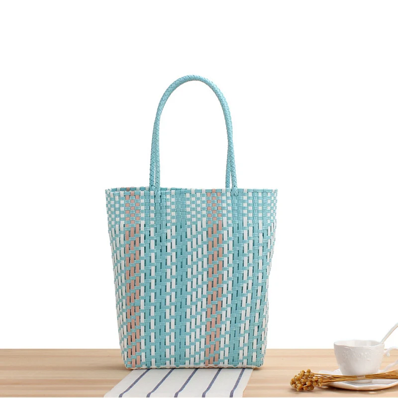 Gewebte Tragetasche mit geometrischem Design Skanto