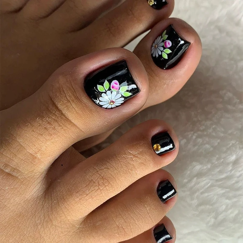 Kunstnagelset mit holographischem Effekt Brehn