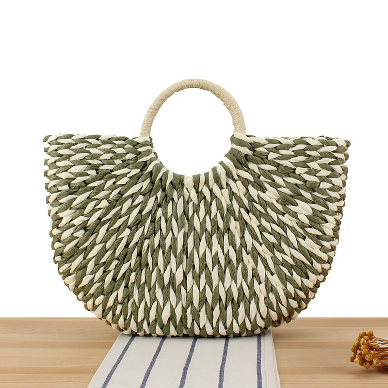 Geflochtene Strandtasche mit ergonomischem Griff Skanto