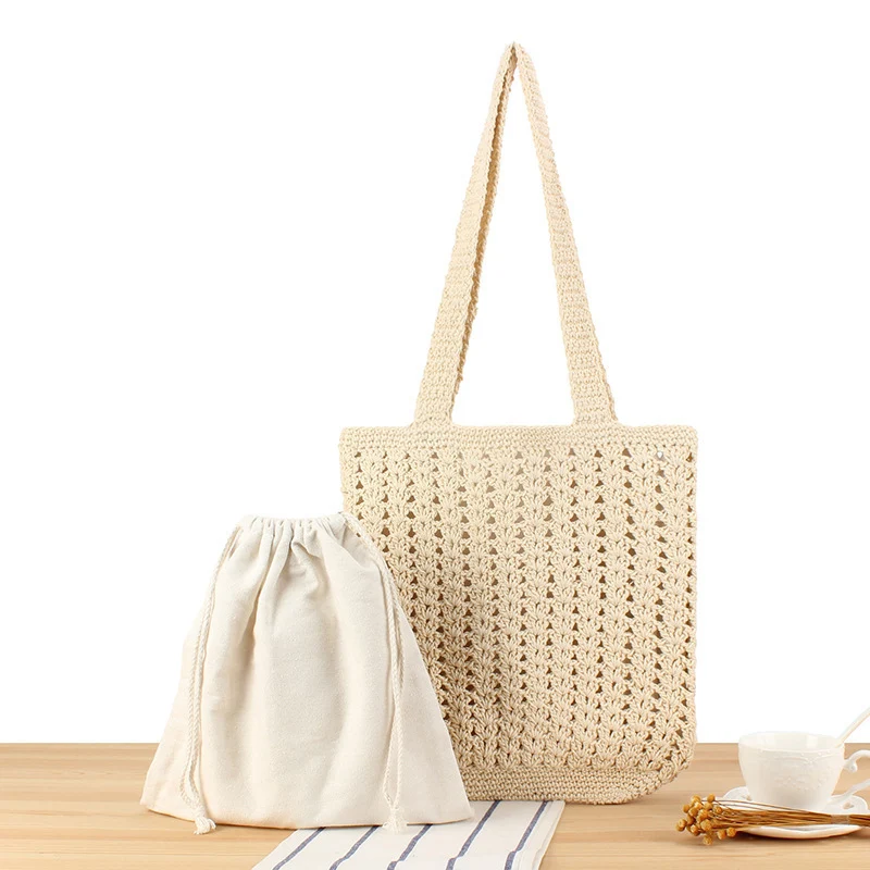 Geflochtene Shopper-Tasche mit praktischer Innentasche Skanto